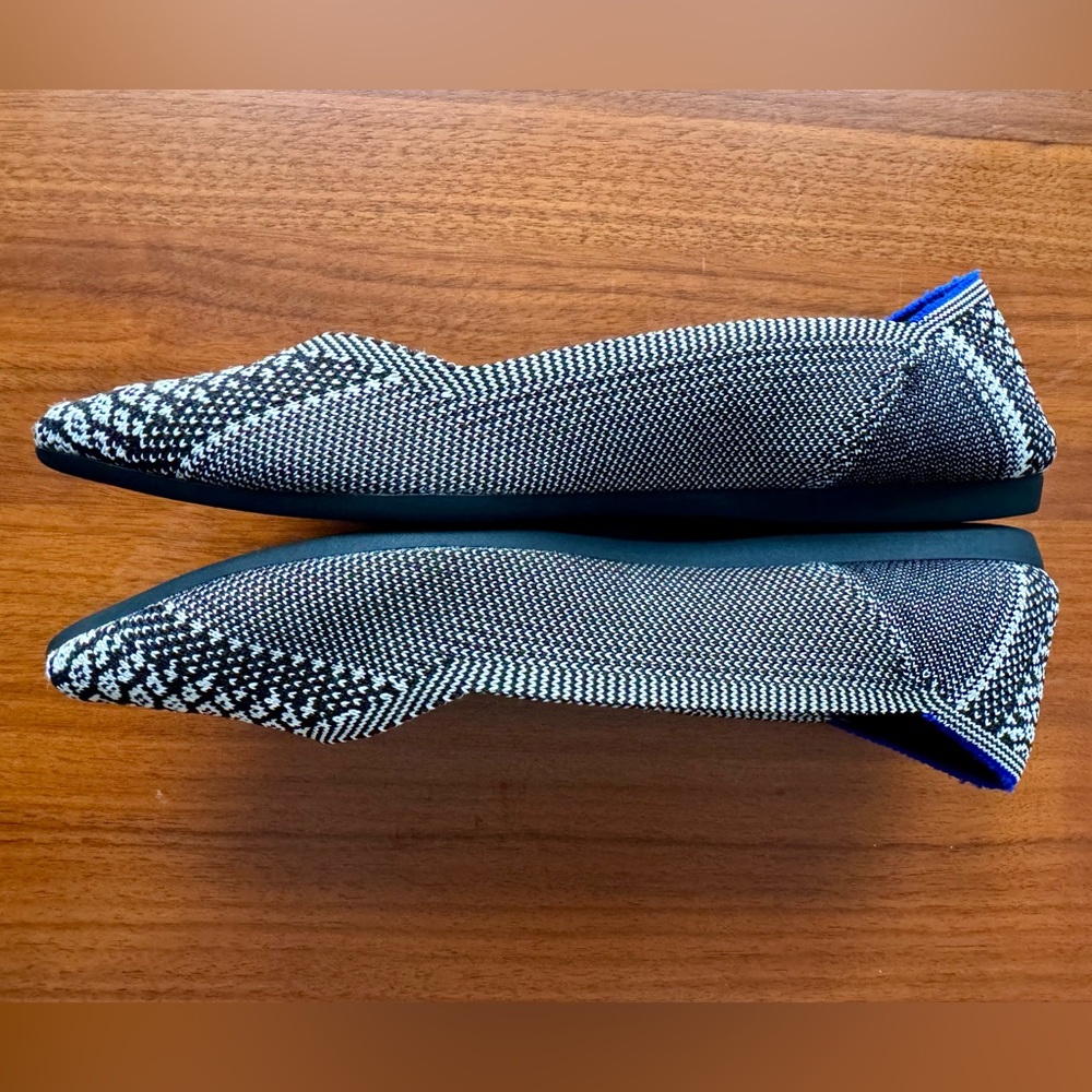 Rothy’s The Point Rare Python Snakeskin Black And… - image 5